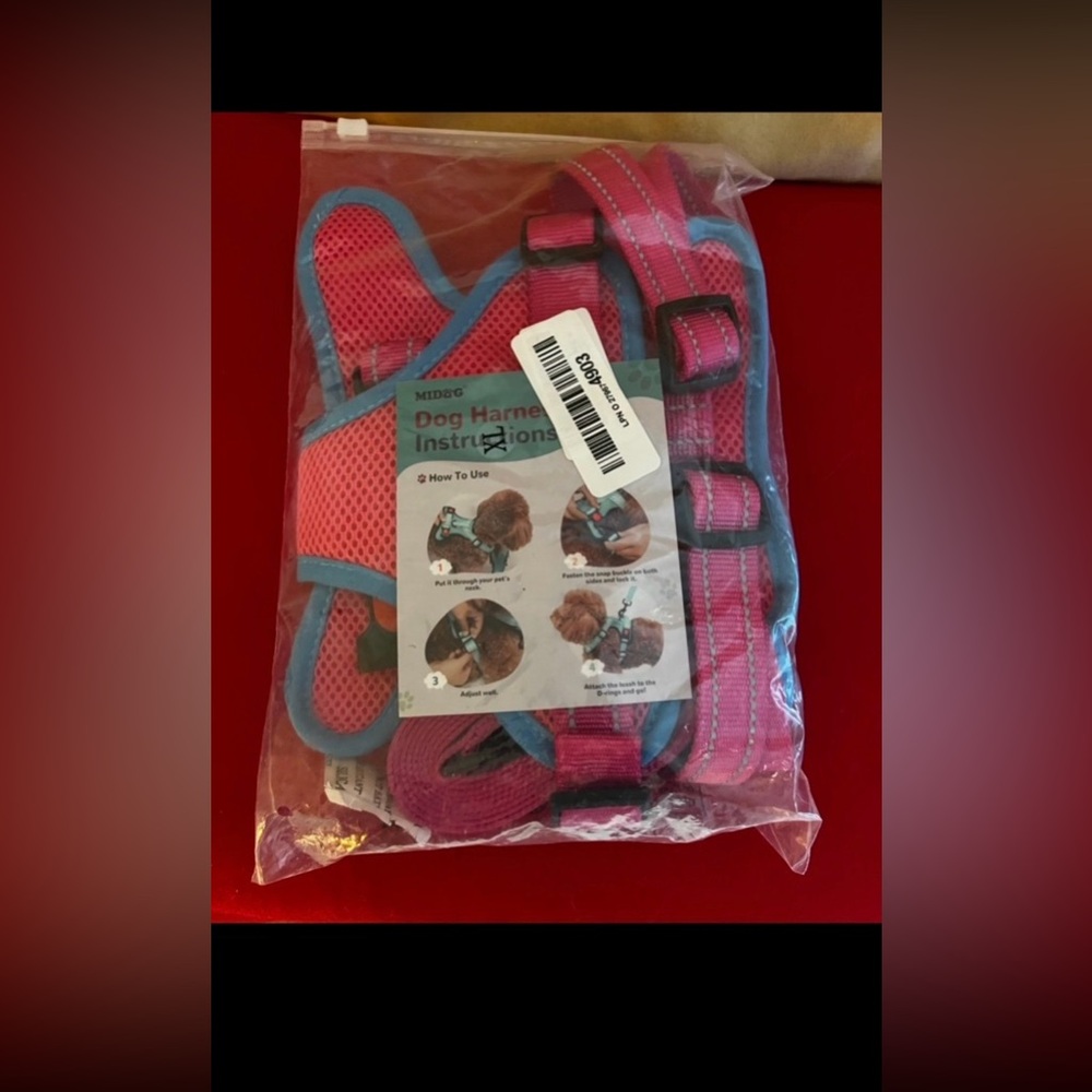 Midog No Pull Reflective Dog Harness Leash